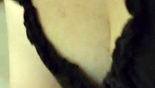 Can't stop loving these tits and cum in horny fetish play!