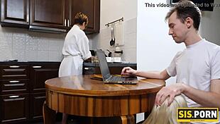 Hey, wanna see this blonde suck and get drilled by her stepbro?