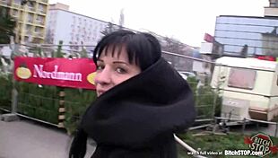 bitch stop, skinny slovak brunette gets anal fucked hard