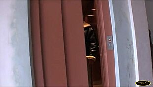 Old Guy Invites Sexy Brunette For Mature Cock Blowjob