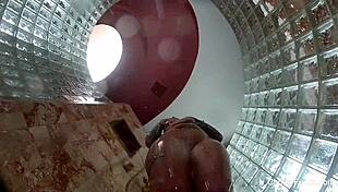 Christy Mack Showers with Big Tits