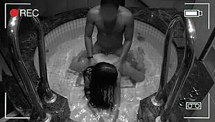 hidden camera catches wife in jacuzzi hotel encounter