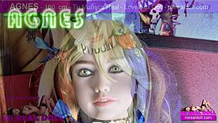 Sex doll Agnes gets fucked hard! Agnes is 160cm tall!