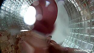 Christy Mack Showers with Big Tits