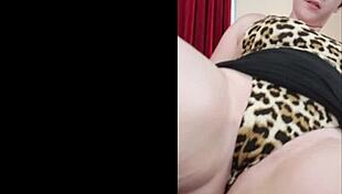 cheetah print strapon cei compilation with phone instructions