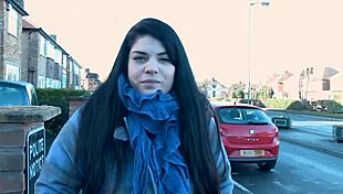 Naughty Brit strips and pisses right on the street!