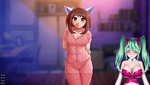 voice actor magicalmysticva plays my hero academia hentai porn game stream