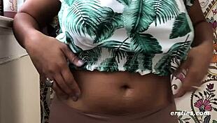 Kay's Big Tits Orgasm On Sofa