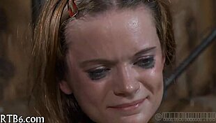 Attractive Woman Is Locked Inside The Cage