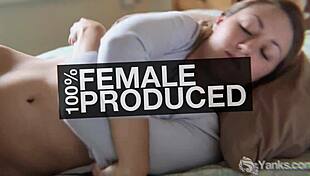 Nasty Lucias Shaver Yanks Her Natural Tits To Orgasm