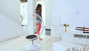 Cunning Brunette Roxy C Starts Sex with Blowjob and Licking