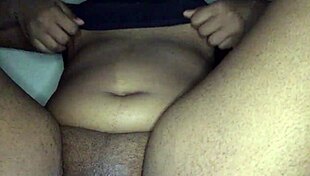 Late Night Ebony Fingering Session with Wet Pussy Play