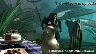 Chapelier Fou Baise Alice la Salope