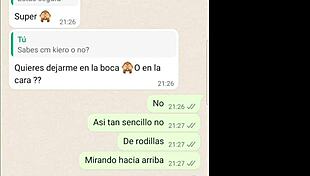 I want you to fuck me again, she won't find out part 4 - girlfriend on web chat.