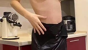 Sexy milf dancing and playing pussy in a hairy amateur setting