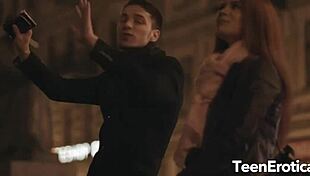 young redhead heather dew and her boyfriend fuck her tight pussy hard