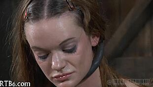 Attractive Woman Is Locked Inside The Cage