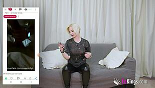 Photoshoot Turns Hot With Blonde Spanish Milf Interracial Sex