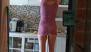 i clean in my see through dress early morning