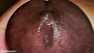 Intense Close Cumshot on Indian Guy's Hard Cock