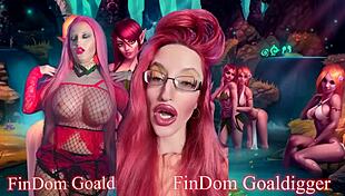 less talk, more pay in this financial domination session