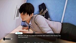 Teacher's cry for help in Waifu Academy: Uncensored game