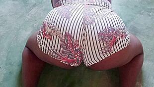 Hot Believer's Big Ass Feels Intense Pleasure