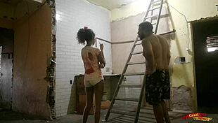 My dad won't pay for my room work, so I gave my ass to the bricklayer?