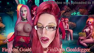 less talk, more pay in this financial domination session