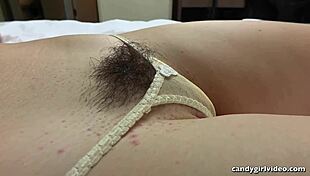 skye blue, arielle lane and misty lovelace flaunt their micro thongs and pussy lips up close