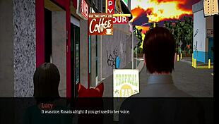 Redhead Teen's Small Tits in Cartoon