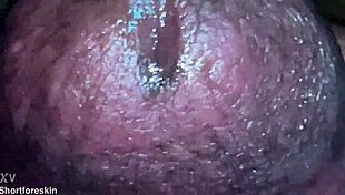 Intense Close Cumshot on Indian Guy's Hard Cock