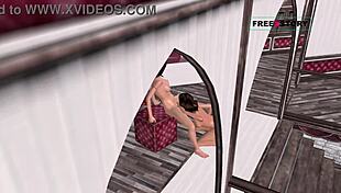 Intense Lesbian Adventures in Indian Village Hentai