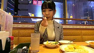 This busty 19-year-old JD uses her body for lodging, doggystyled and ridden to cumshot. 😏