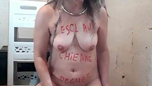 Female Whore Slave Uses Toys For Humiliation And Masturbation In Outdoor Basement