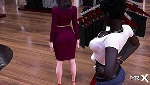 hentai 3d cartoon groping boobs in fashion store e1 79