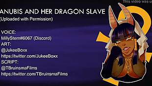 i dominate anubis and her dragon in hentai asmr