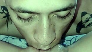 i moan while eating wet shaved pussy