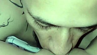 i moan while eating wet shaved pussy