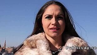 Euro Tourist With Huge Tits Flashes And Gets Fucked In Public Hardcore