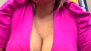 Blonde crossdresses at gym with see through clothes and gaping after workout