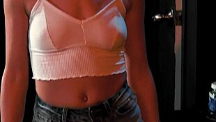 Teens Chloe and Lily Explore Intriguing Lesbian Roleplay with Small Tits