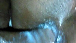 Rough Monster Cock Pounds Creamy Ebony Pussy