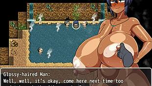 Tanned Girl Natsuki Enjoys Monster Cock Gangbang In Public Bath