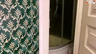 Guy Surprises Stepsister in Toilet with Deep Blowjob Action