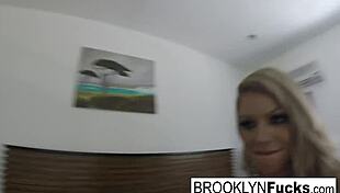Hot Blonde Babe Brooklyn Captures Her Solo Masturbation on Video