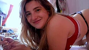 Rylee and Jessica explore kinky strapon sex with spanking