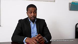 Coed in Uniform Craves Teacher’s BBC for Intense Classroom Action