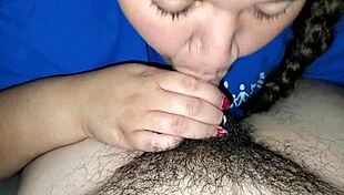 Mike-Ram BBW Sloppy Blowjob