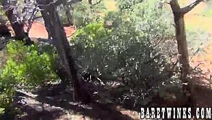 Twink enjoys outdoor time with friends